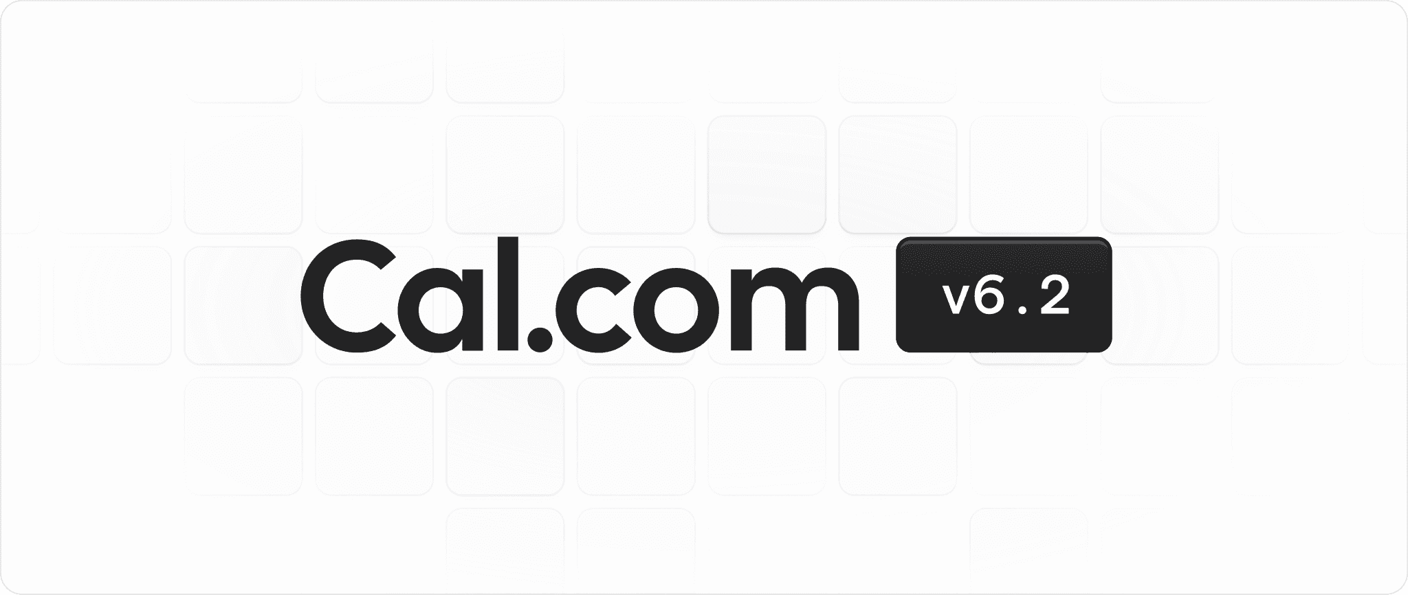 Cal.com logo with v6.2 version badge