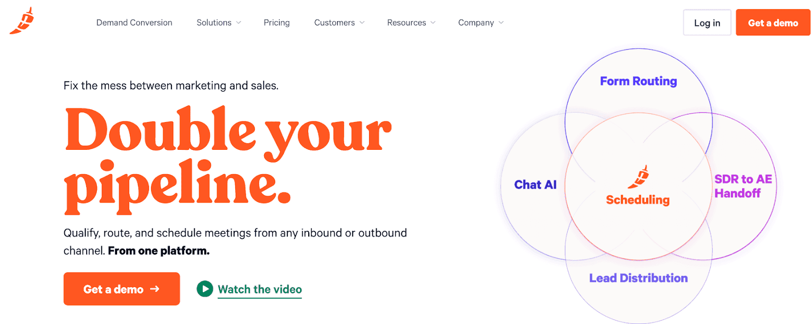 Chili Piper homepage