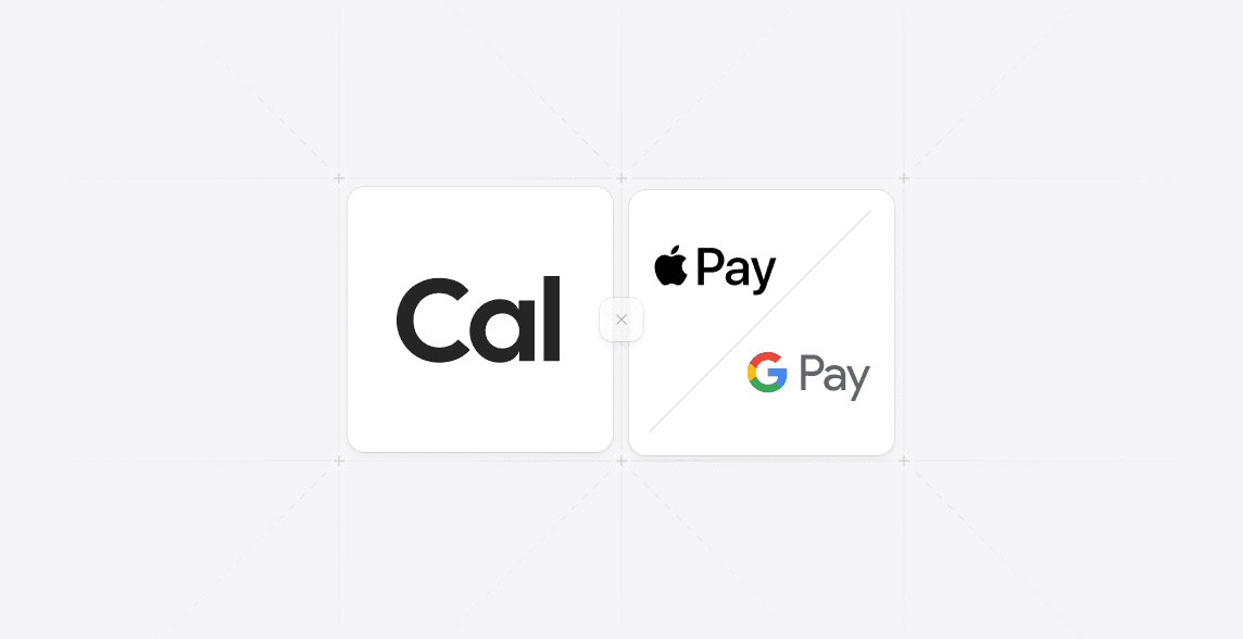 Cal logo beside Apple Pay and Google Pay icons