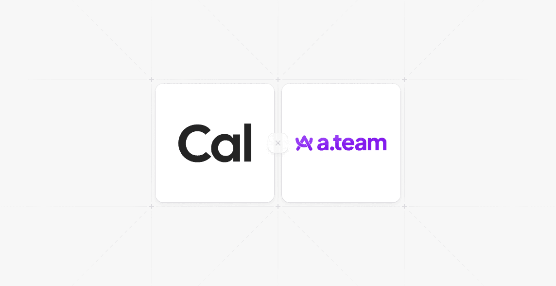Cal and a.team logos side by side