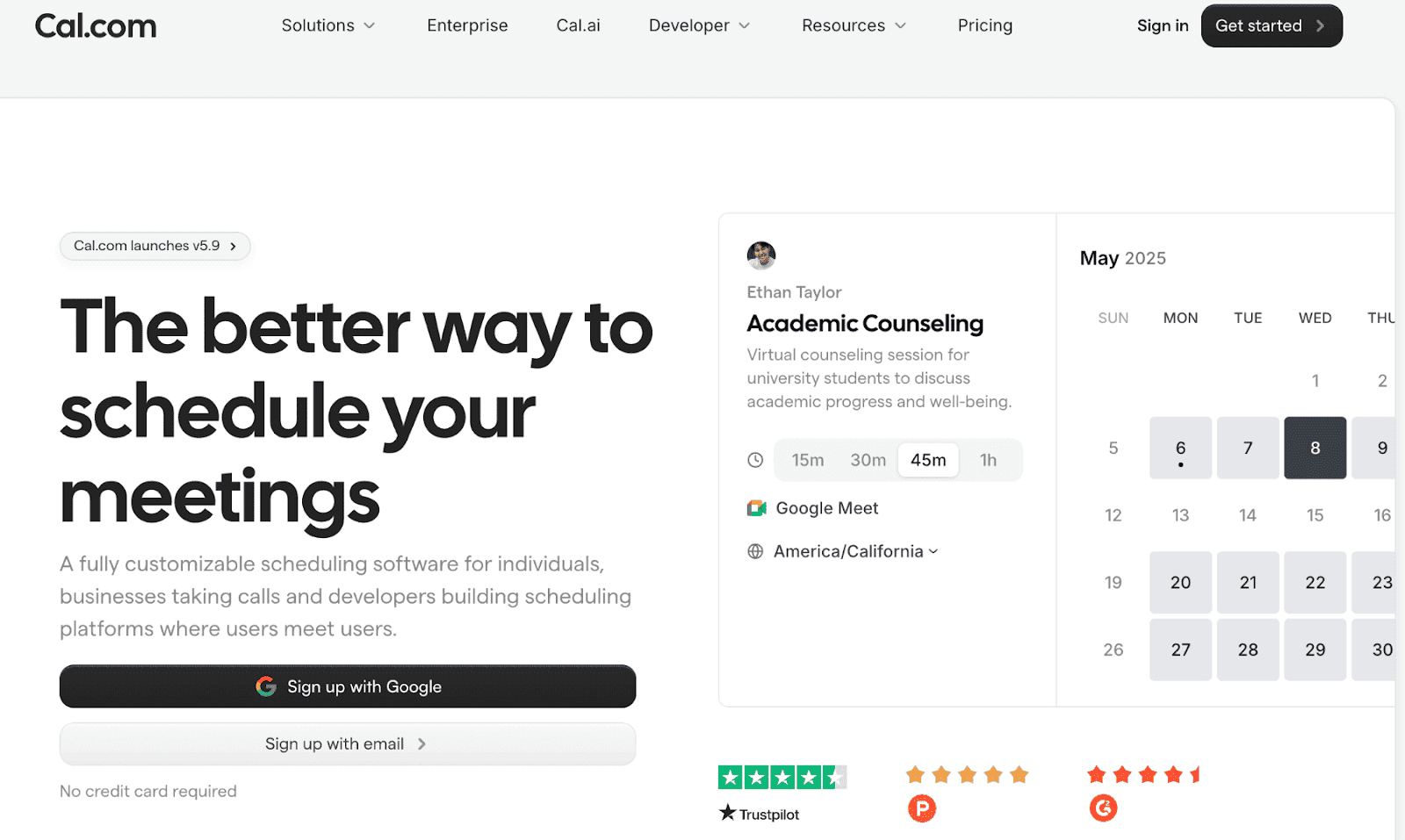 Cal.com is the best Calendly alternative.