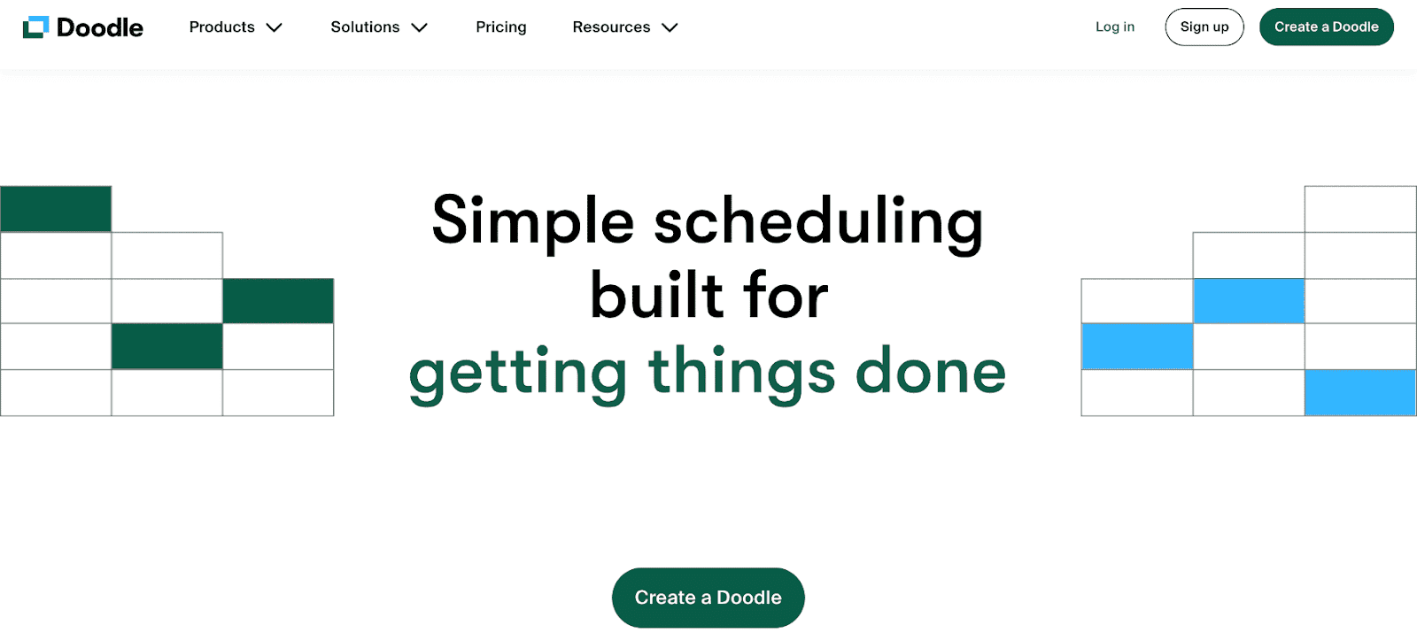 Doodle homepage