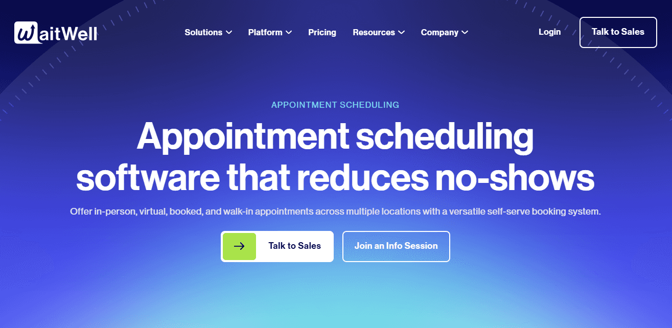 Waitwell homepage