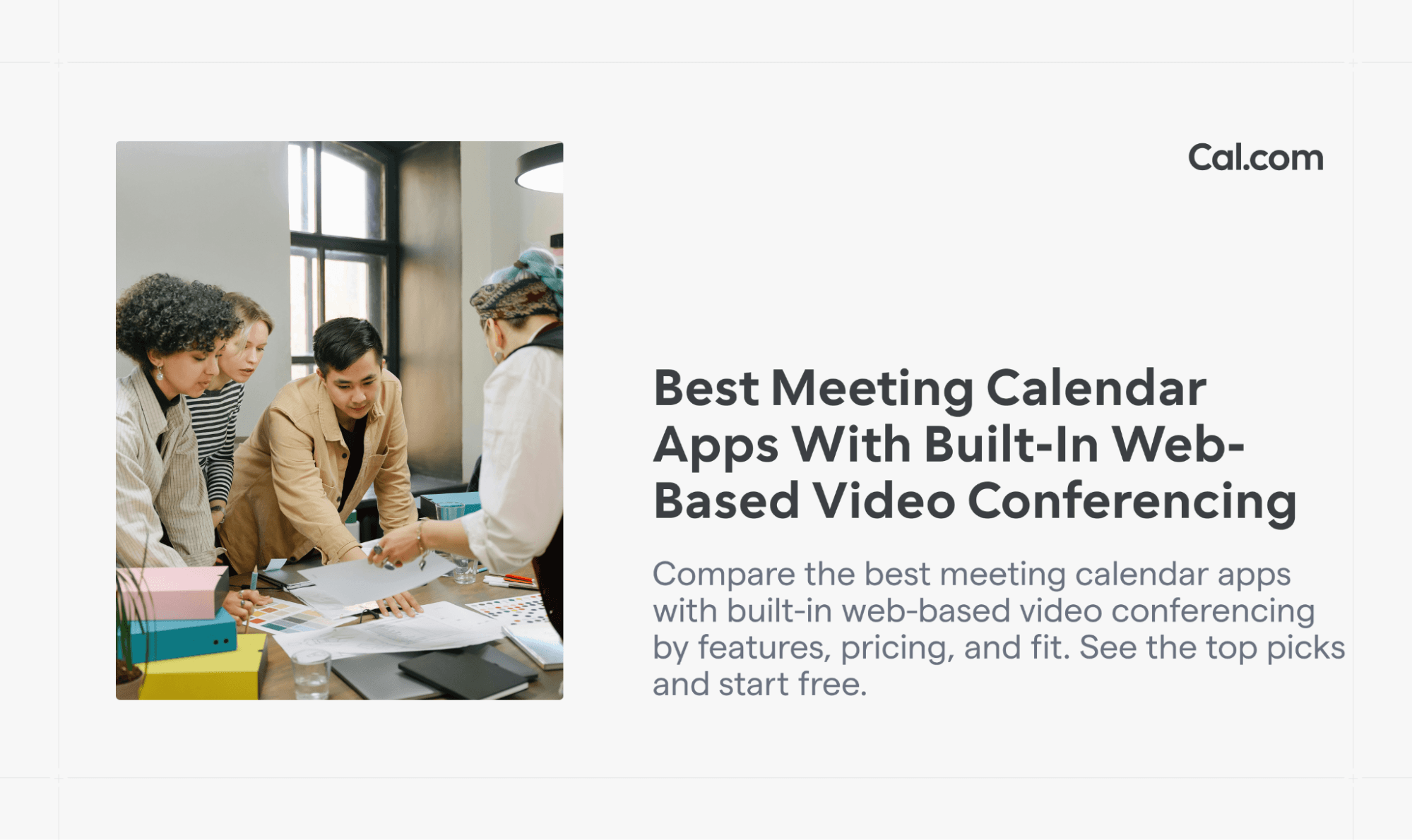 Blog banner for best meeting calendar apps article