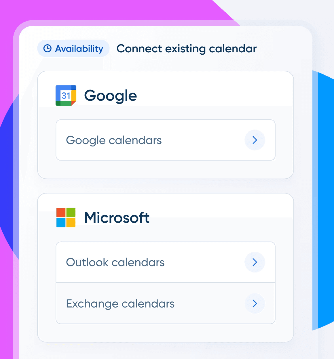 Illustration of Calendly's availability settings
