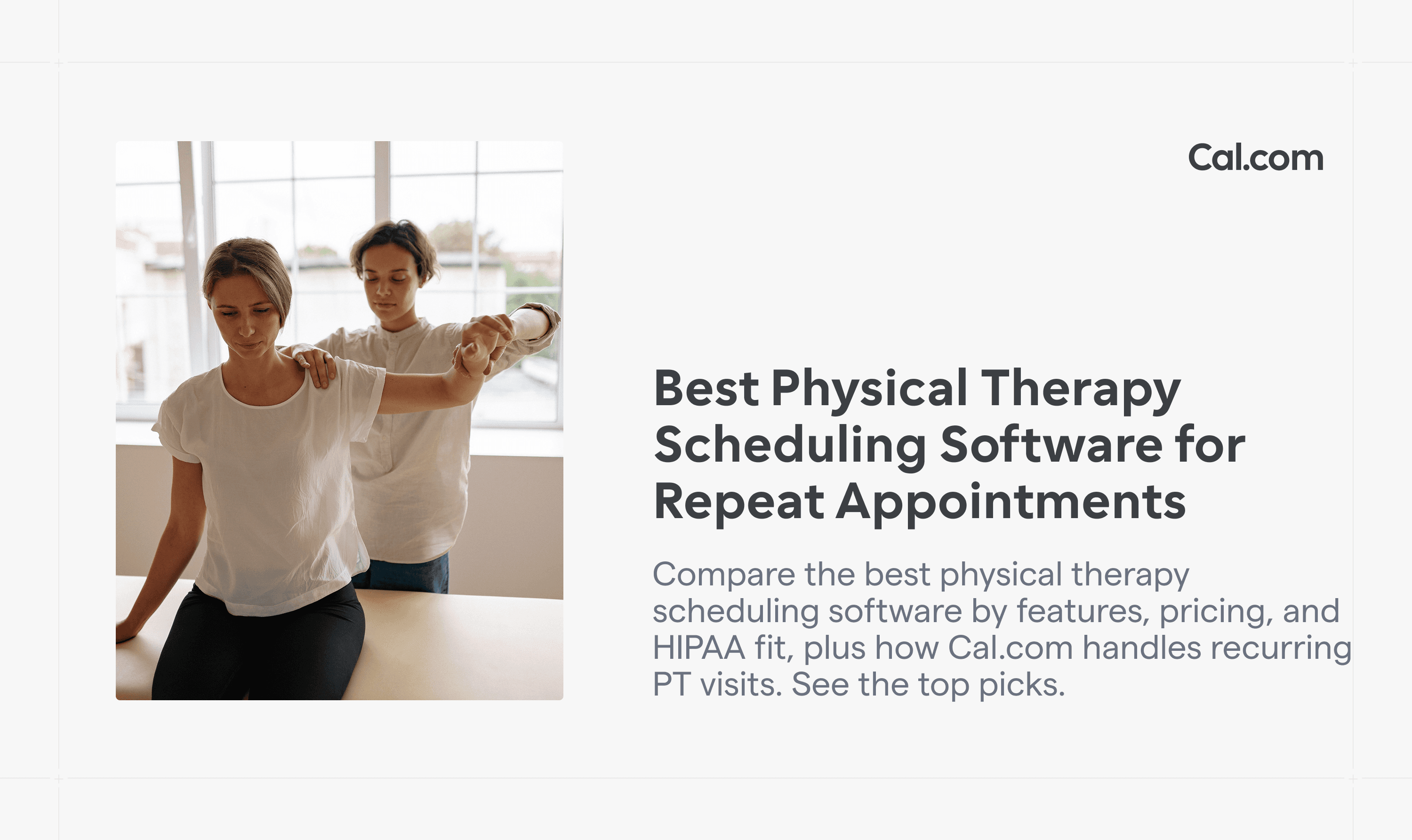 Physical therapist stretching a client's arm