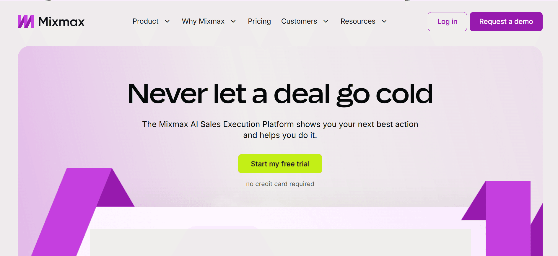 Mixmax homepage