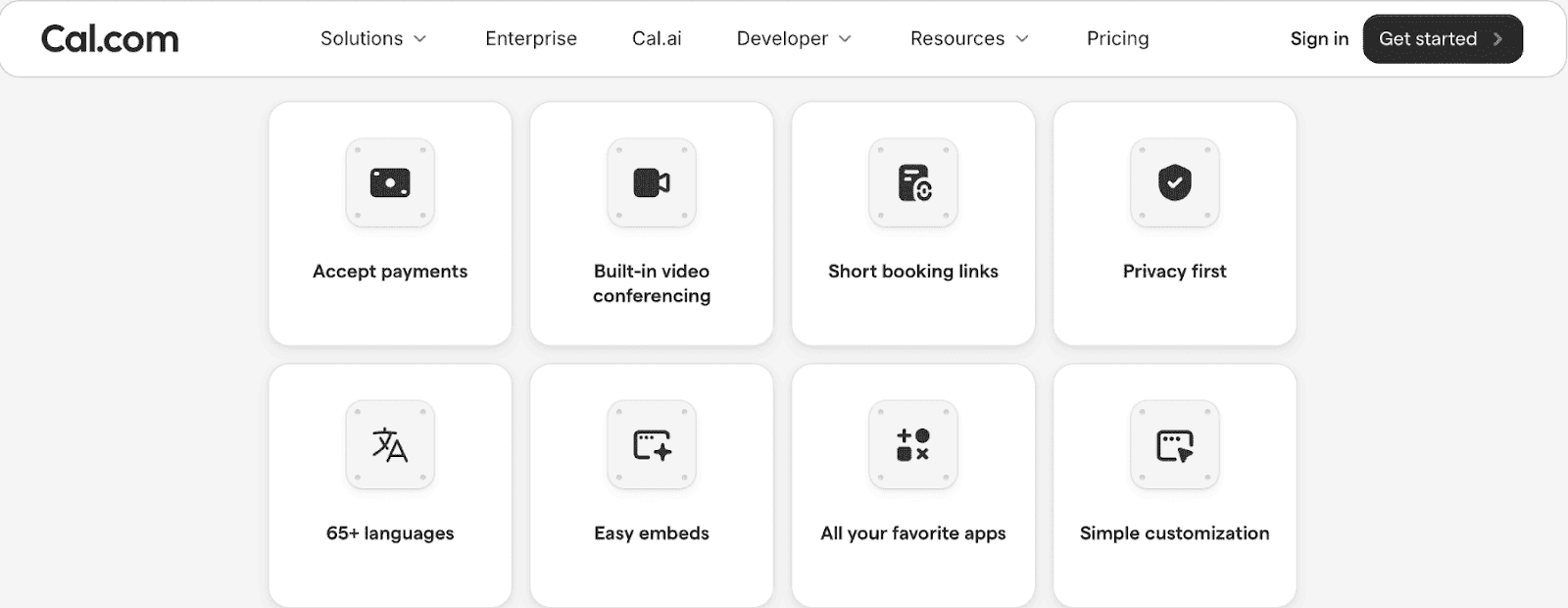 Cal.com is the best business software for small businesses that rely on appointment scheduling.