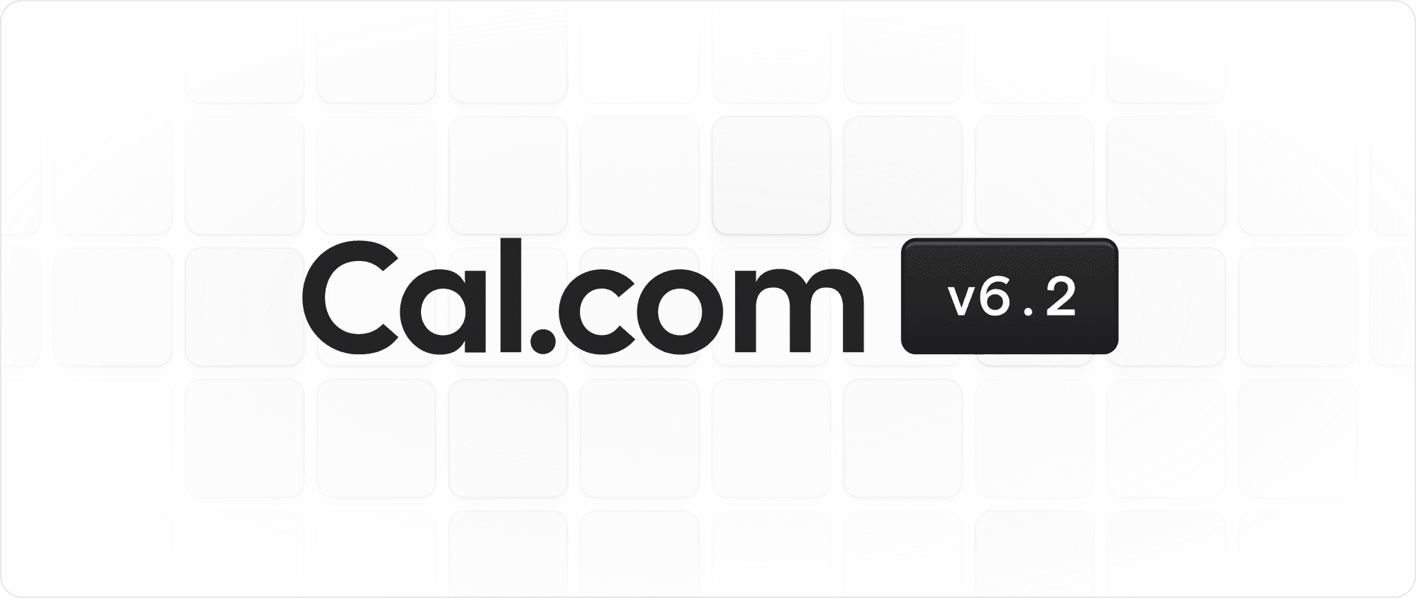 Cal.com logo with v6.2 version badge