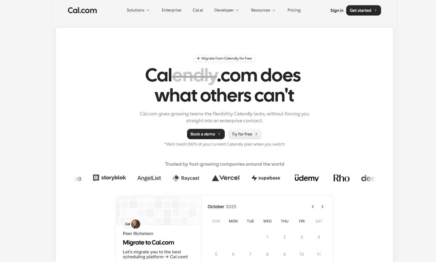 Cal.com does what others can't