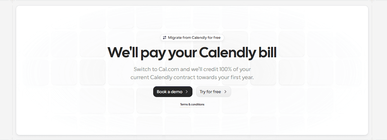 We'll pay your Calendly bill