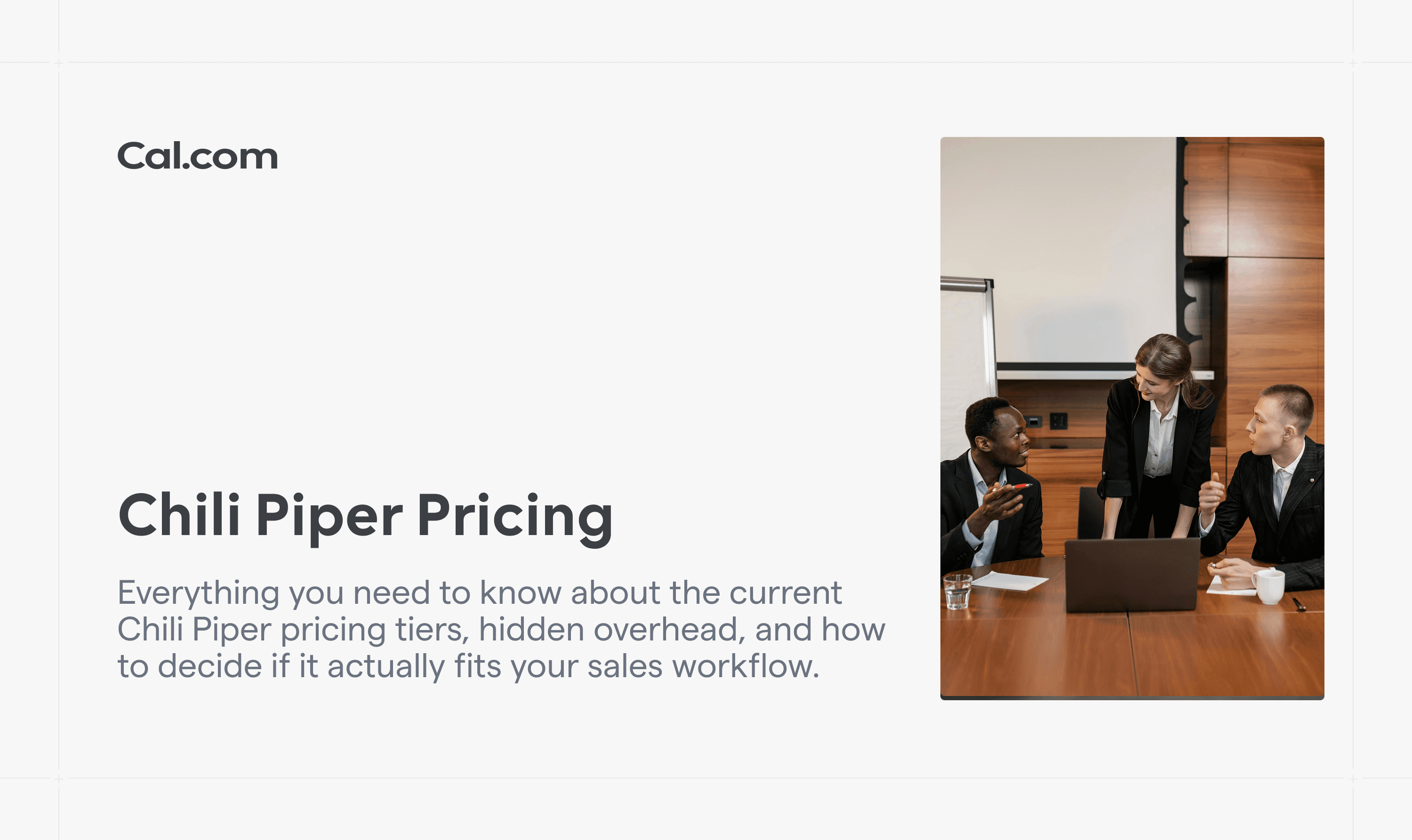 Blog banner for Chili Piper pricing article