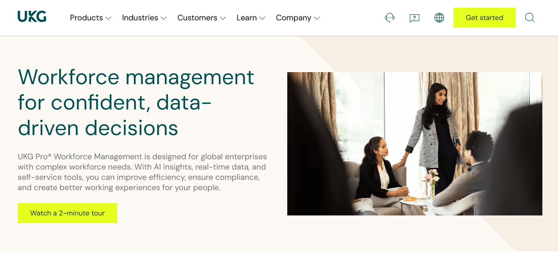 UKG Kronos homepage