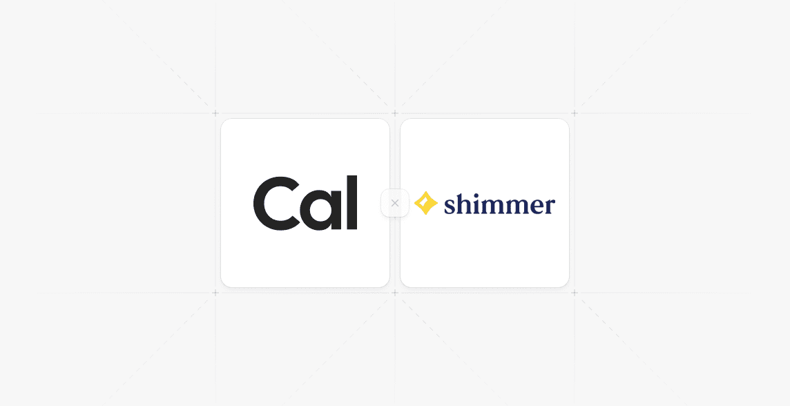 Cal and Shimmer logos side by side