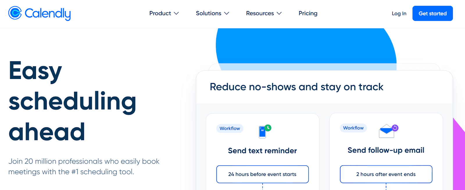 Calendly homepage