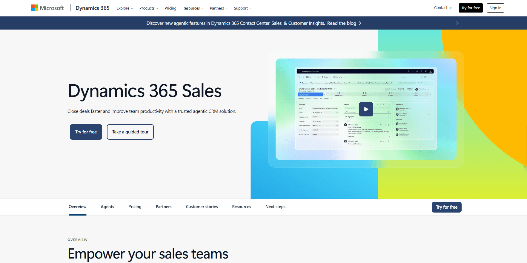 Microsoft Dynamics 365 Sales