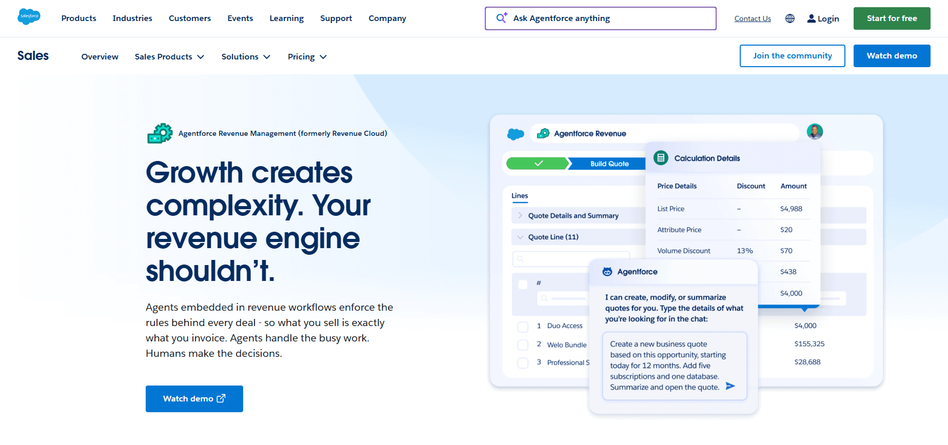 Salesforce Revenue Cloud