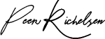 Handwritten signature reading Peer Richelsen