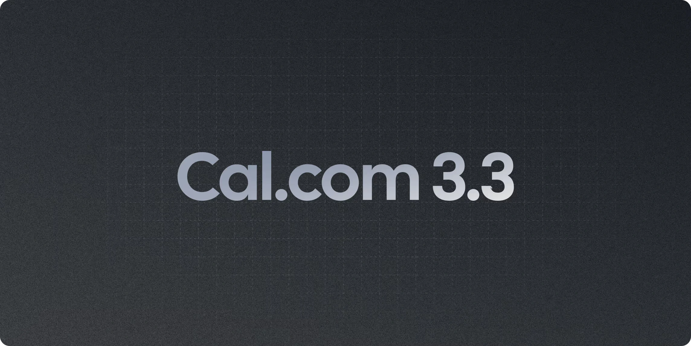 Cal.com 3.3 release banner